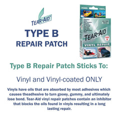 TEAR-AID close-up texture of matte elastomer film showing durability and abrasion resistance