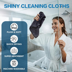 TEAWOO unfolded towel flat to show full 16x24 size and large coverage benefit