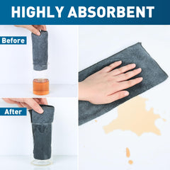 TEAWOO towel gently wiping car paint to protect finish and remove grime