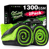 TEBASIC folded towel pack front view showing size and neat storage benefit