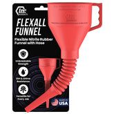 TEC Products FlexAll front view showing red funnel and durable shape for neat pours