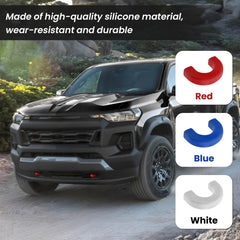 TECHPICCO installed on Chevy Colorado front, adds bold red accent benefit