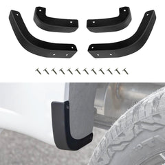 TECHPICCO front fender delete panel installed on Silverado, shows clean look and protection