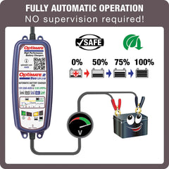 Tecmate OptiMate 2 Duo weatherproof case detail protecting electronics from spills