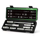 TecoTek front packaging showing complete 7-piece socket kit and case for easy transport