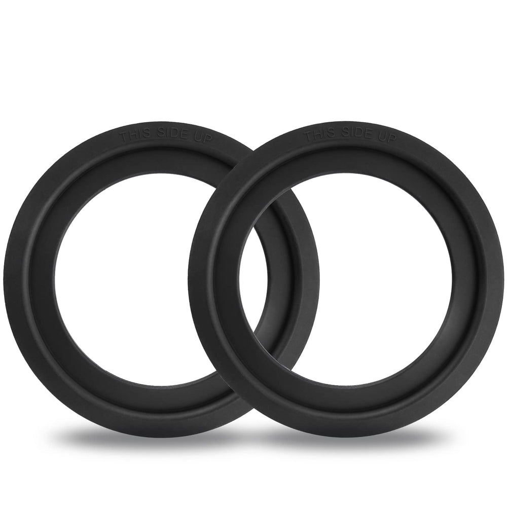 Tecreddy front view of gasket pack showing compatibility and two seals, clear fit guide benefit