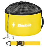 Tecreddy front view showing yellow bag and label, quick identification benefit
