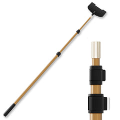 Teenyyou pole front profile showing compact storage benefit