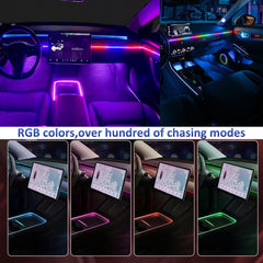 TEKSHINNY rear seat arch lighting enhancing passenger mood lighting
