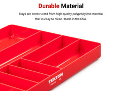 TEKTON side profile showing 1.5-inch low profile that fits shallow drawers