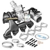TEMSONE turbocharger front view showing inlet and outlet for reliable fit