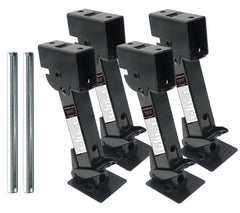 TENFUN front view of all four assembled jacks showing sturdy support benefit