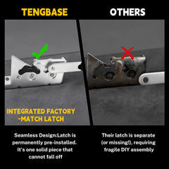TENGBASE installed in truck interior demonstrating quick access to storage