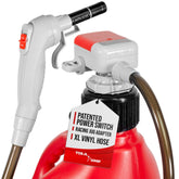 TERA PUMP front view showing entire pump and compact portability