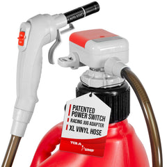 TERA PUMP front view showing entire pump and compact portability