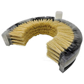 Teravan front view of curved exhaust brush showing shape and size benefits