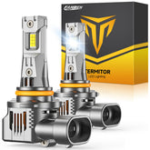 Termitor front view of 9005 bulb showing housing and connector for easy swap