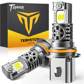 Termitor 9007 pack of two front view showing bulb shape and plug benefits