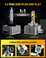 Termitor D1S side profile demonstrating OEM fit for easy plug-and-play upgrade