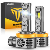 Termitor front view showing pack of two LEDs with easy fit benefit