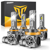 Termitor front view pack of 4 bulbs showing compact design and fast swap benefit