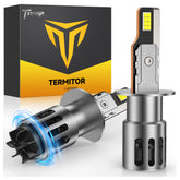 Termitor front packaging showing two H1 LED bulbs and benefits