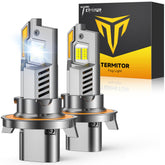 Termitor front view of H13/9008 bulb showing compact halogen-sized design and easy fit