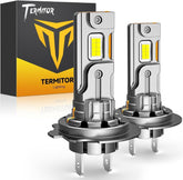 Termitor H7 front view showing both bulbs and quick fit benefit