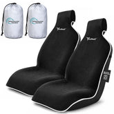 TESFEEL front-seat cover full view showing complete protection and neat fit