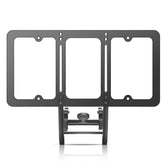 TesFram front-mounted on Model 3 showing clean low-profile fit and improved airflow