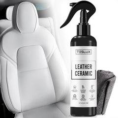 TesLux bottle front view showing product and branding protecting interiors