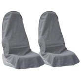 Teuaktty front seat cover full view showing complete protection benefit