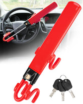 Tevlaphee red lock front view showing bright visible deterrent