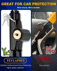 Tevlaphee plastic-coated bar detail protecting wheel from scratches