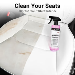 teworld before-and-after white seat, shows stain removal benefit