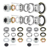 Tgkjmad front packaging showing complete 7000 lb tandem axle kit and components