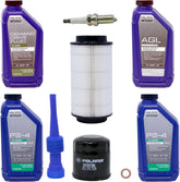 THE EDWARDS MOTORSPORTS & RVS COMPANY kit front view showing included oils and filters for fast service