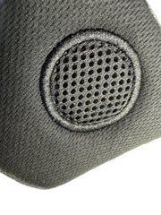 The Helmet Shop upper pigtail cord port for tidy cable routing and management