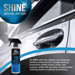 The Last Coat spray nozzle close-up illustrating easy application and control benefit