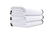 The Rag Company front view showing towel texture and packaging benefit quick absorbency
