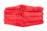 The Rag Company front-packaging showing four 16x16 edgeless towels for clear purchase view
