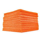 The Rag Company orange edgeless towel front pack showing product identity and convenience