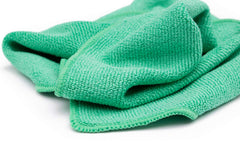 The Rag Company folded towel detail highlighting soft edges and clean finish for swirl-free wiping