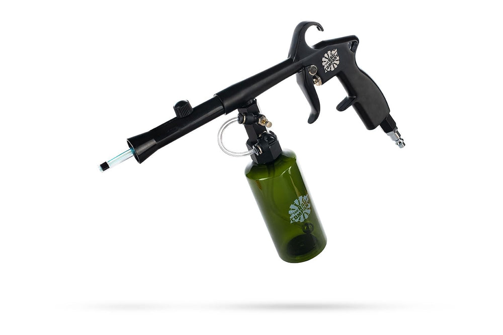 The Rag Company Ultra Air front view showing compact metal design and benefits