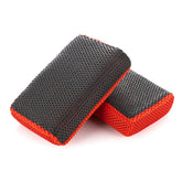 The Rag Company front view of Ultra Clay Scrubber 2-pack showing colors and packaging benefits