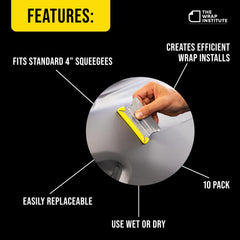 THE WRAP INSTITUTE single Banana Buffer close-up highlighting soft felt