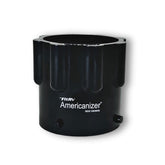 THE FITRV.COM Americanizer front view showing secure adapter and leak prevention