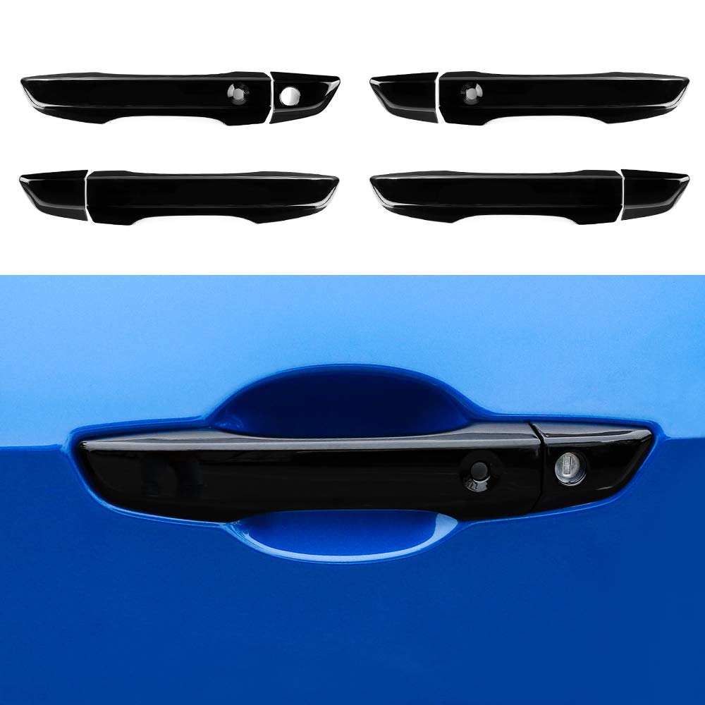 Thenice front view of black handle cover showing sleek finish and protection