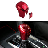 Thenice front view knob cover showing carbon style and clean profile for visual upgrade