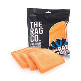 The Rag Company front packaging showing three orange FTW towels and brand